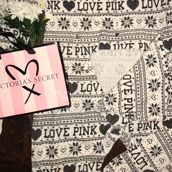 Victoria’s Secret Pink Onesie Onesi Jumper Romper - Picture 6 of 8